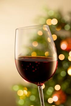 Image result for red wine in christmas