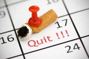 choose a smoking quit date and stick to it
