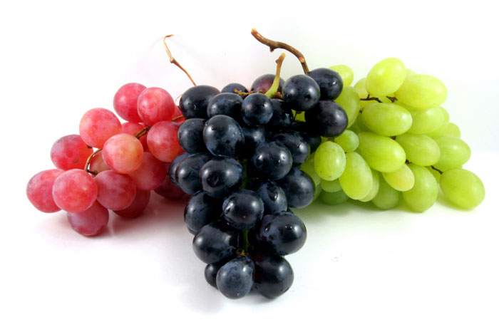 A selection of grapes