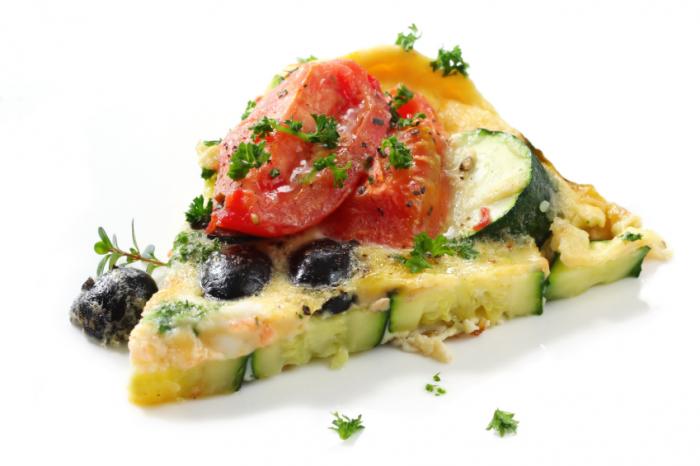 Frittata with parsley