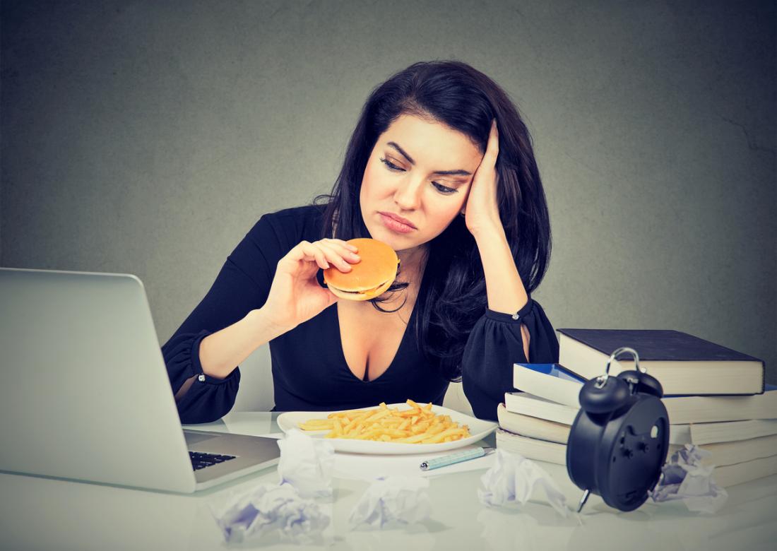 junk food, Stress may harm gut health as much as junk food
